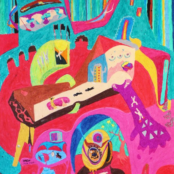 La Ciudad Roja (70,5×55,8cm)